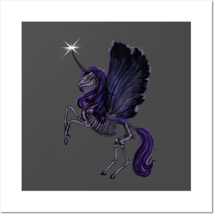 Darkness Unicorn Posters and Art